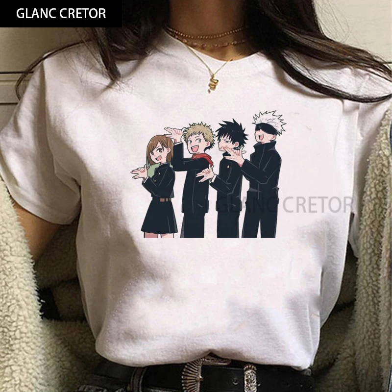 

Japan anime style design Jujutsu Kaisen tshirt men summer new short homme casual Harajuku funny t shirt unisex streetwear