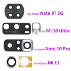 Стекло для объектива камеры Xiaomi Mi 10T, 10, 9, 9T, Se, Note 10 Pro, 11 Lite, Poco X3, Mi 10, 11 Ultra, Note 9T, 5G, с клейкой наклейкой, 2 шт.