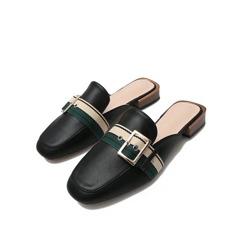 

Summer Shoes For Women Sandals Muller Shoe 2021 Slippers Temperament Big Size New Fashion Leisure Sandals Outside Vacation Beach