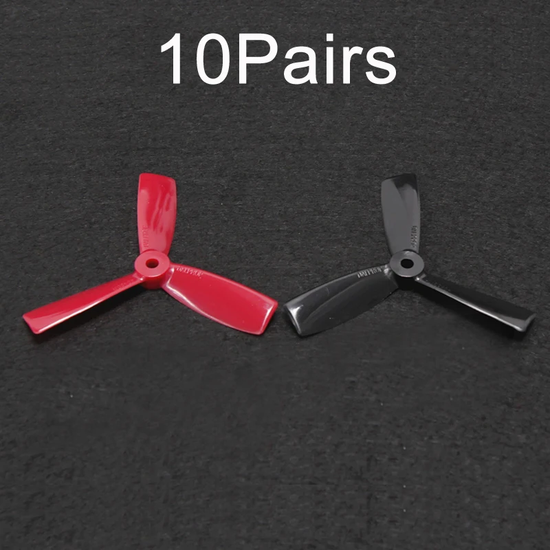 

Пропеллеры с 3 лезвиями, мини-Лопатка 5 мм с плоской головкой для радиоуправляемого гоночного дрона FPV, 10 пар, 3045, 4045, 5045