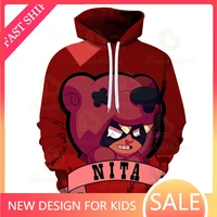 max childrens wear kids hoodies spike game 3d hoodie sweatshirt boys girls harajuku long sleeve jacket coat teen clothes