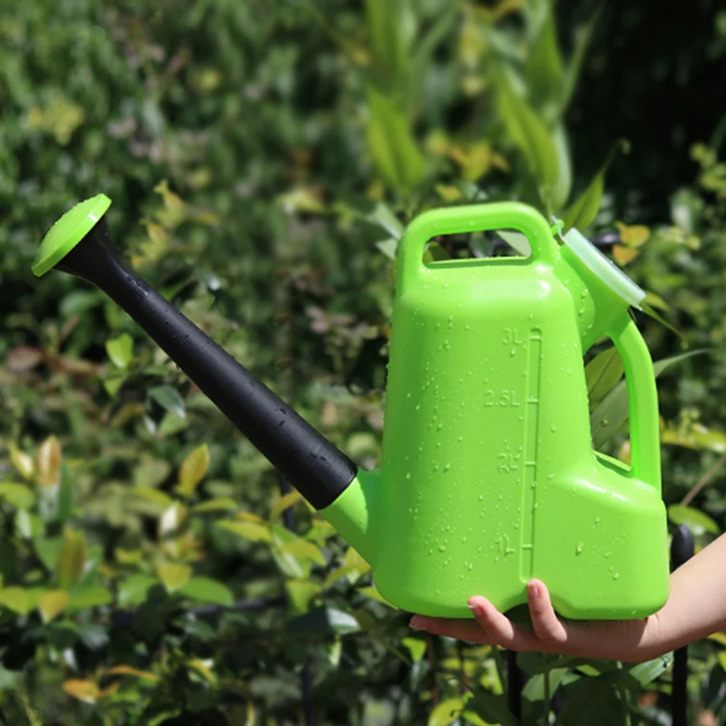 

3/5L Large Capacity Garden Watering Can With Long Mouth Plastic Plant Watering