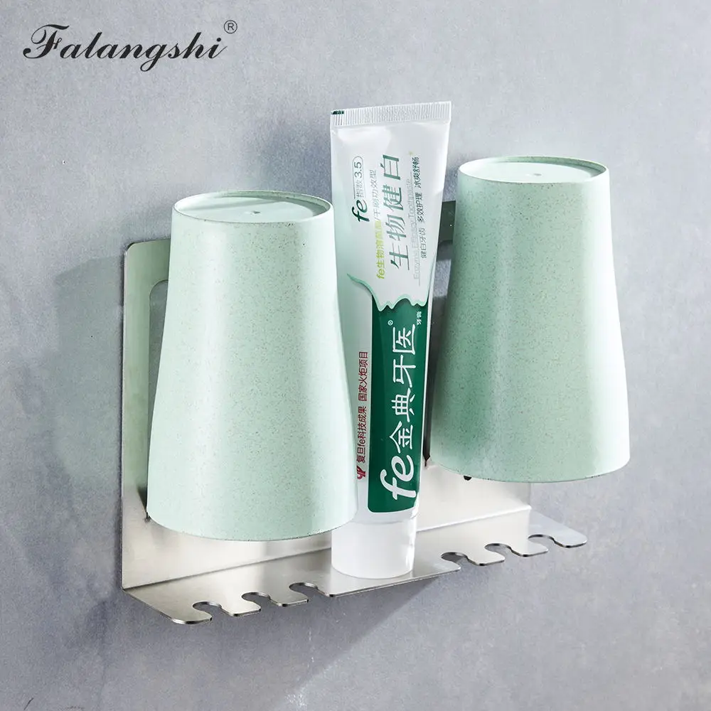 Подстаканники из нержавеющей стали аксессуары зубная щетка держатель с двойными