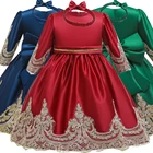 Платье с повязкой на голову; Платье принцессы для девочек; Свадебные вечерние платья; Детская одежда; Вечерние платья подружки невесты для девочек; L5180