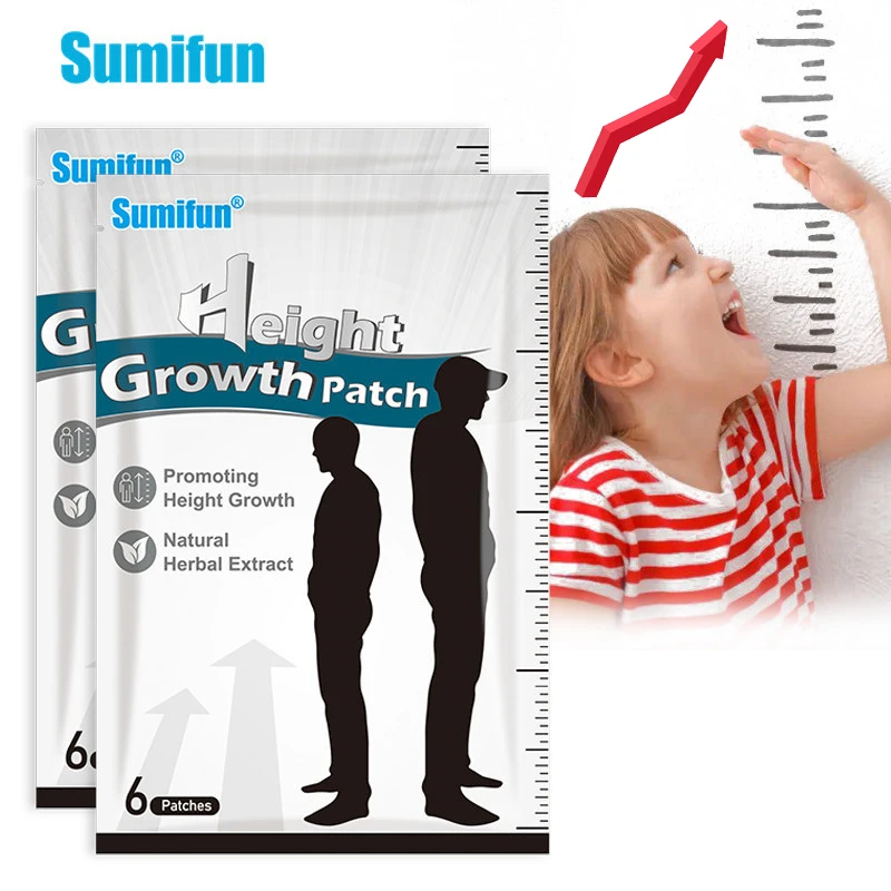 

6pcs Sumifun Body Height Enhancer Patch Grow Taller Plaster in Foot Increase Height Growth Foot Patch For Adults and Juvenile