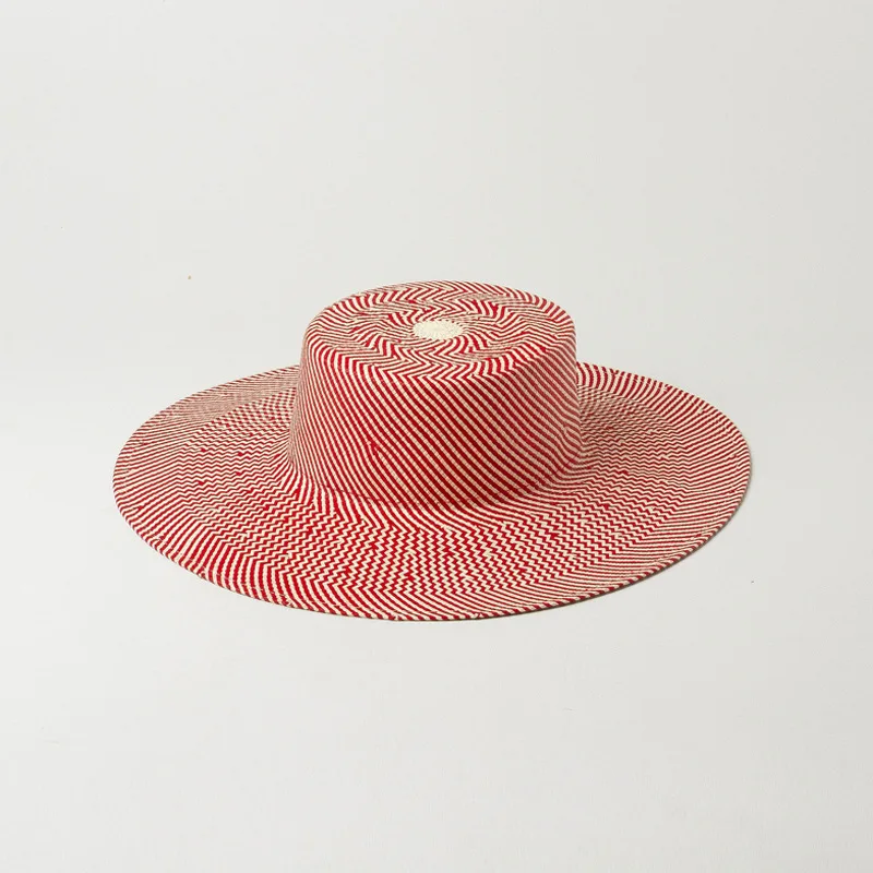 Соломенная шляпа в европейском и американском стиле на весну лето новый