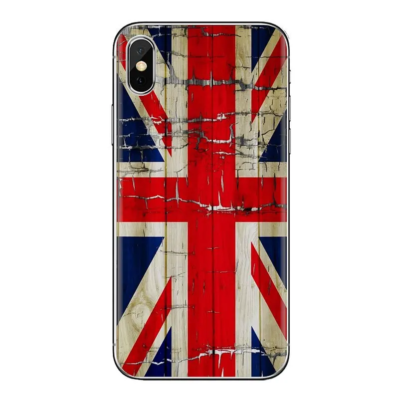 Transparent Clear TPU Case england uk flag For Samsung Galaxy S2 S3 S4 S5 MINI S6 S7 edge S8 S9 Plus Note 2 3 4 5 8 Coque Fundas |
