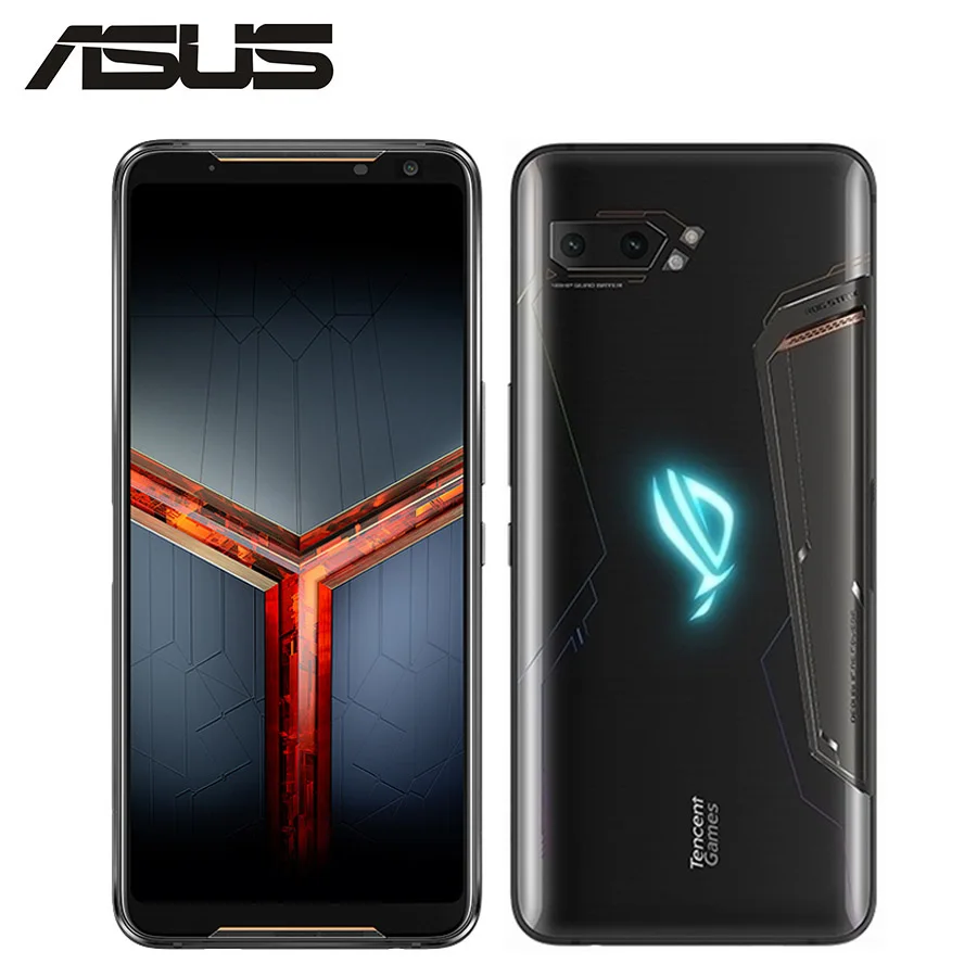 Новый Asus ROG Phone II ZS660KL мобильный телефон 6 59 &quot12 Гб ROM 1 ТБ RAM Snapdragon855 + Dual SIM 6000 мАч 48MP NFC
