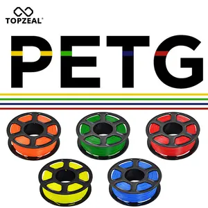 Нить TOPZEAL PETG, 1 кг, 1,75 мм, Премиум качество, для 3D-принтера, цвет черный, белый, зеленый, красный, синий