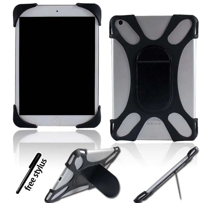 black KK& LL для Apple iPad 1 2 3 4/Air 3 /PRO 10,5 Pro 11-противоударный силиконовый чехол-подставка для планшета+ стилус - Цвет: black
