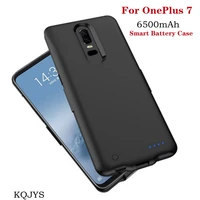 kqjys 6500mah external power bank case charging cover for oneplus 7 portable battery charger case for oneplus 7 battery case