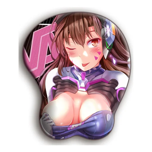OW DVA Song Hana D. VA сексуальный мягкий гелевый 3D игровой коврик для мыши эргономичный с