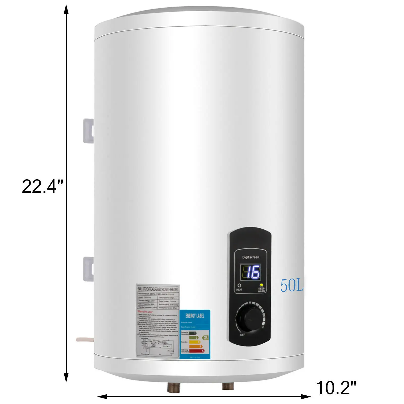 50л электрический бак для горячей воды бойлер Электрический котел хранения