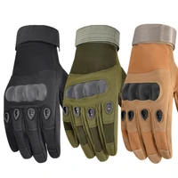 2020 army military tactical gloves men women paintball airsoft shooting combat anti skid bicycle hard knuckle full finger gloves