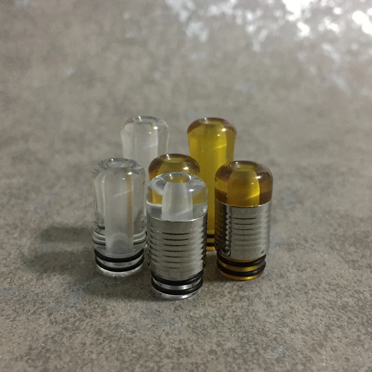 Гладкий полированный ПК пей Ultem 510 MTL капельный наконечник длинный вейп узкое