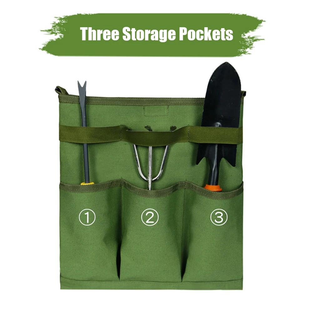 

Multifunction New Multi-Pocket Gardening Tool Storage Bag Waterproof Shoulder Bag Screwdrivers Folding Large Capacity Finishing
