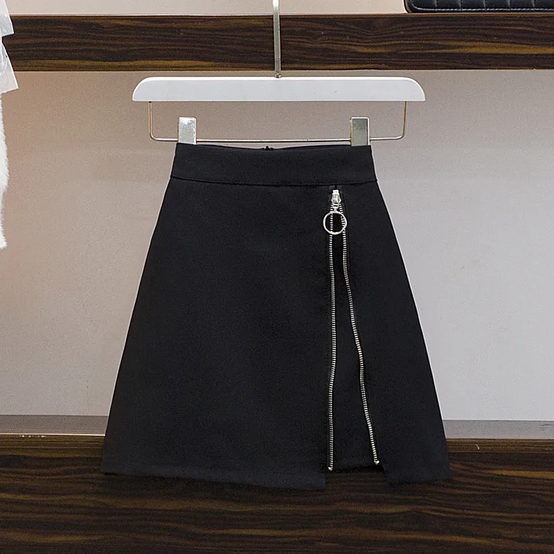 

ICHOIX New Arrivals Autumn And Winter Fashion Style Sweater Thin Two-piece Suit Covering Meat A-line Skirt Women's Outfits