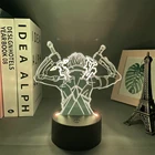 Аниме Светодиодная лампа меч искусство онлайн Kirito для спальни Декор подарок на день рождения манга гаджет меч искусство онлайн Kirito светильник