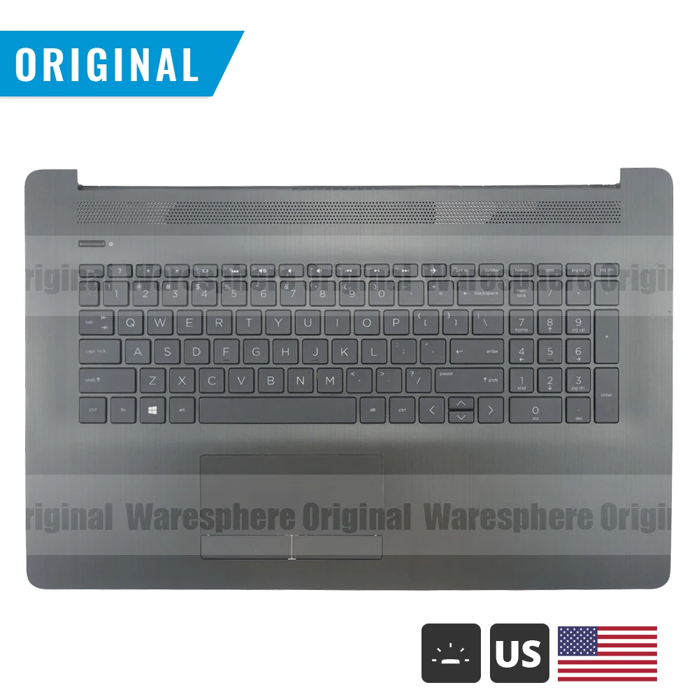 New and Original Top Cover Palmrest US W/N Backlit Keyboard For HP Pavilion 17-BY 17-CA   6070B1308103 L22749-001 L22750-001