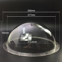 9 inch indoor outdoor cctv replacement clear acrylic camera dome housing cctv accessories ptz cctv camera