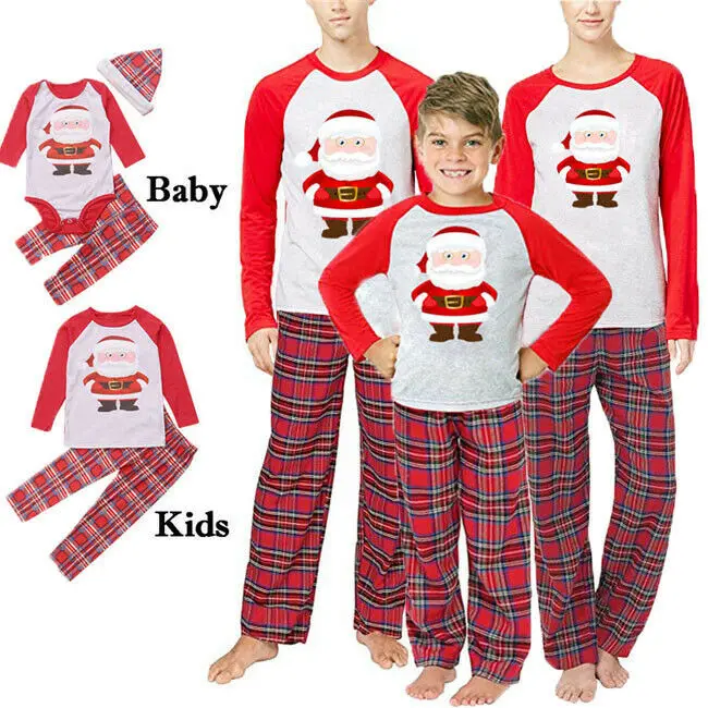 Комплект из 2 предметов одинаковые рождественские комплекты для семьи с