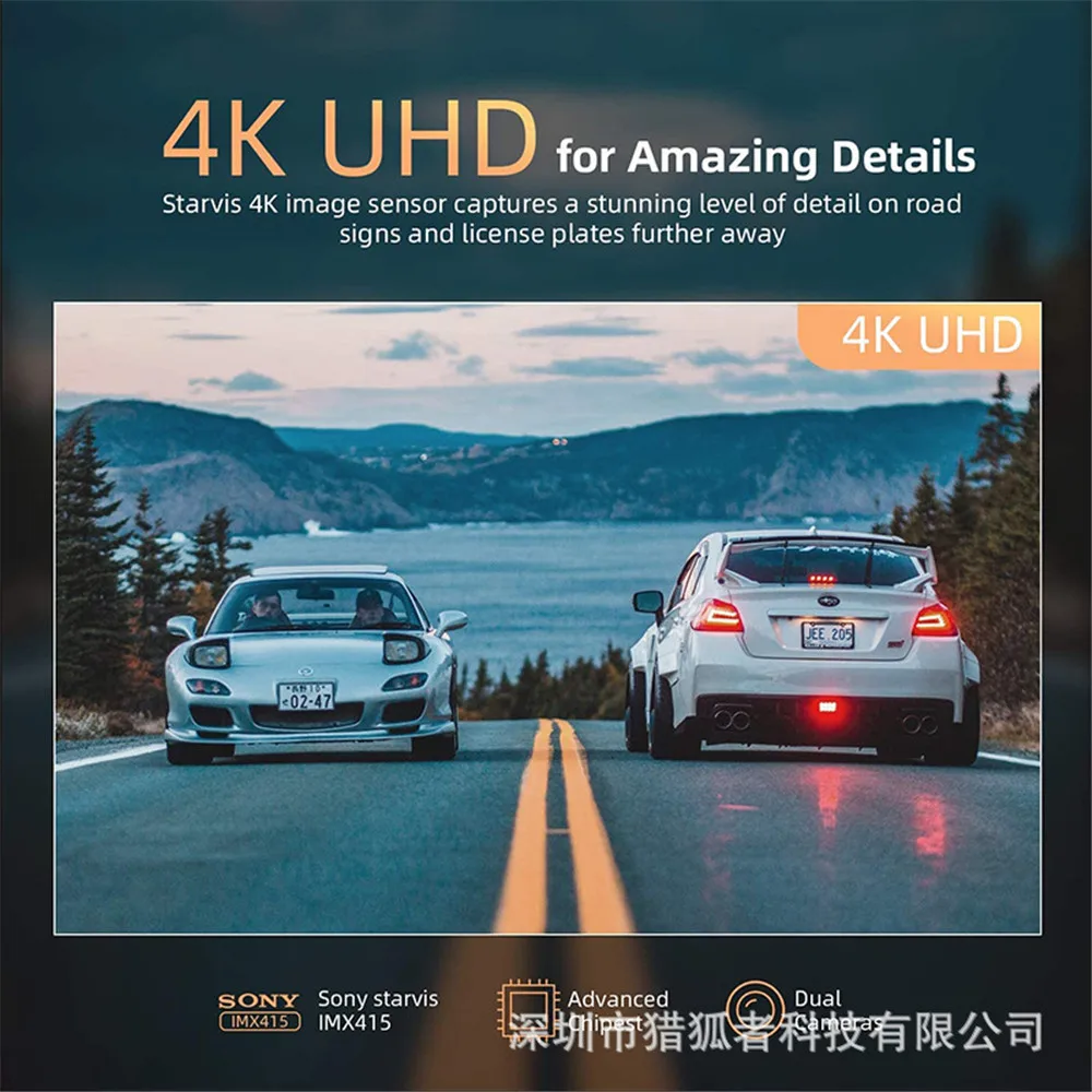 Зеркало заднего вида Hisilicon 4K UHD видеорегистратор с 12 дюймовым экраном