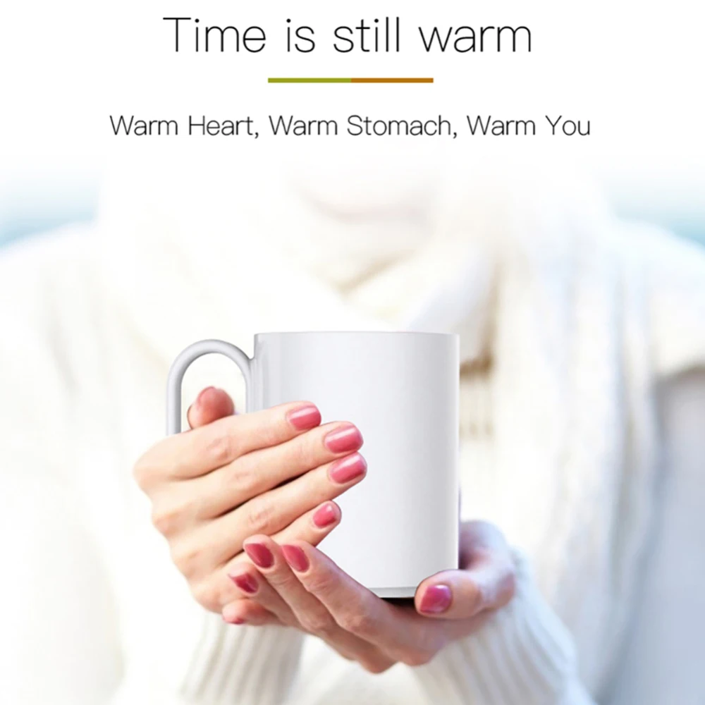 

350ML Heating Cup Bottle Heating Pad For Coffee Boiler Coaster 55C Constant Temperature Design Desktop Heating Tool Wireless