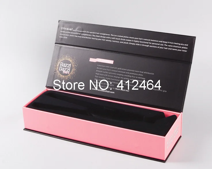 Роскошная дизайнерская синяя стеклянная банка Подарочная бумажная коробка для