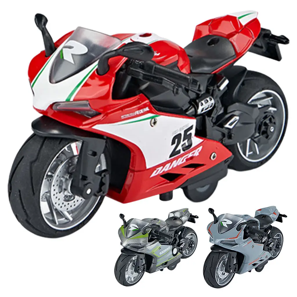 

Alloy Diecast 1/12 Sport Motorcycle Model Motorbike for Children Collection