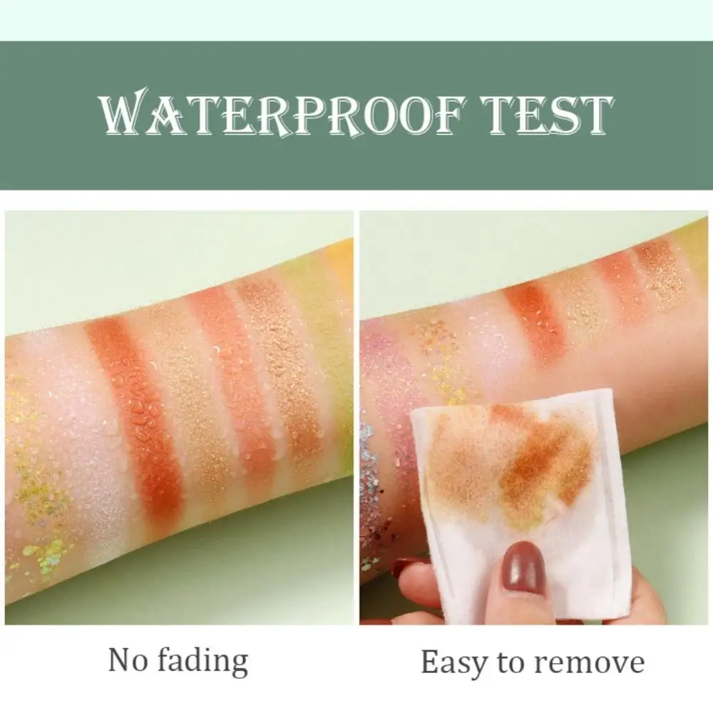 Одиночные светящиеся тени для век осветляющие цвет кожи перламутровые