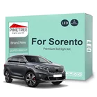 Комплект светодиодного освещения для салона KIA Sorento JC XM UM 2002- 2015 2016 2017 2018 2019 2020 светодиодные лампы для чтения купольная карта Canbus