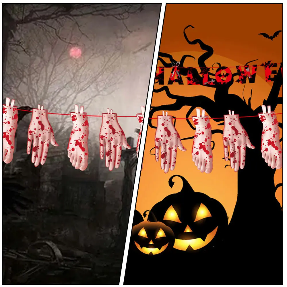 

2Sets Funny Unique Hanging Flags Decorative String Flags Party Hanging Adornment