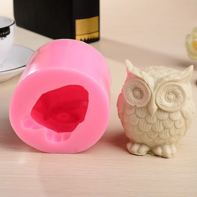 3D Маленькая форма Совы животные руки силиконовые украшения торта инструменты