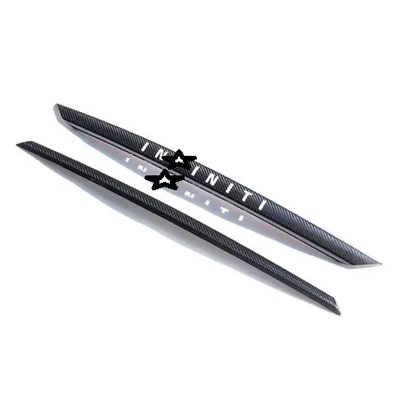 Auto Body Trunk Rear Bumper Automobile Modified Chromium Car Styling Sticker Strip Accessories Protecter 16 FOR Infiniti Q50 | Автомобили