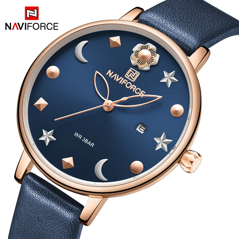 

NAVIFORCE Women Watch Top Brand Watches Luxury Quartz Waterproof Wristwatch Ladies Girls Fashion Simple Clock relogios feminino