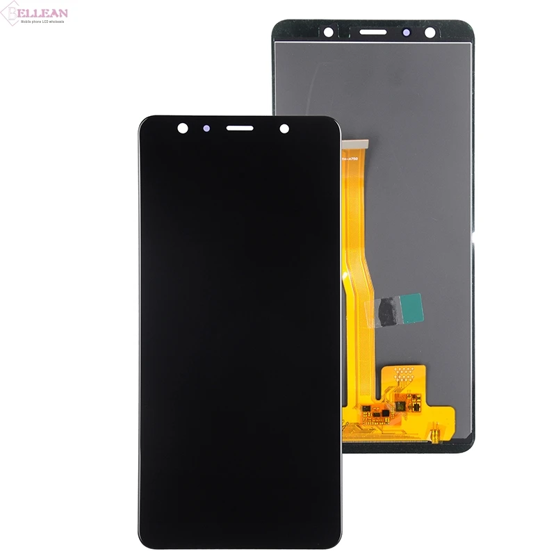 HH продвижение Amoled A7 lcd для samsung Galaxy A750 lcd SM-A750F/DS A750FN дисплей кодирующий преобразователь сенсорного экрана в сборе 1 шт