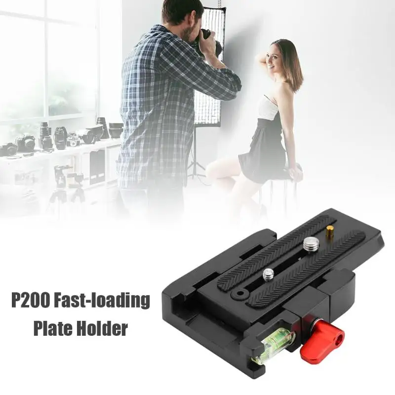 Алюминиевый быстросъёмный блок P200Clamp адаптер для Manfrotto 577 501 500AH 701HDV Q5 камера штатив аксессуары