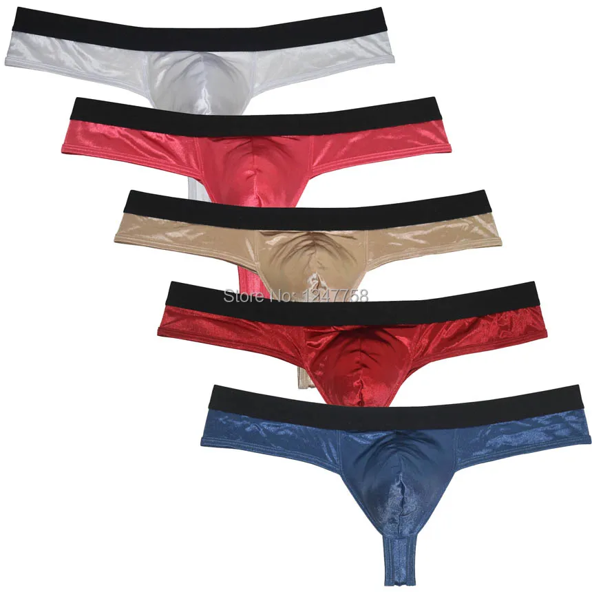 Мужские Блестящие тканевые шорты мужские жевательные стринги бикини нижнее
