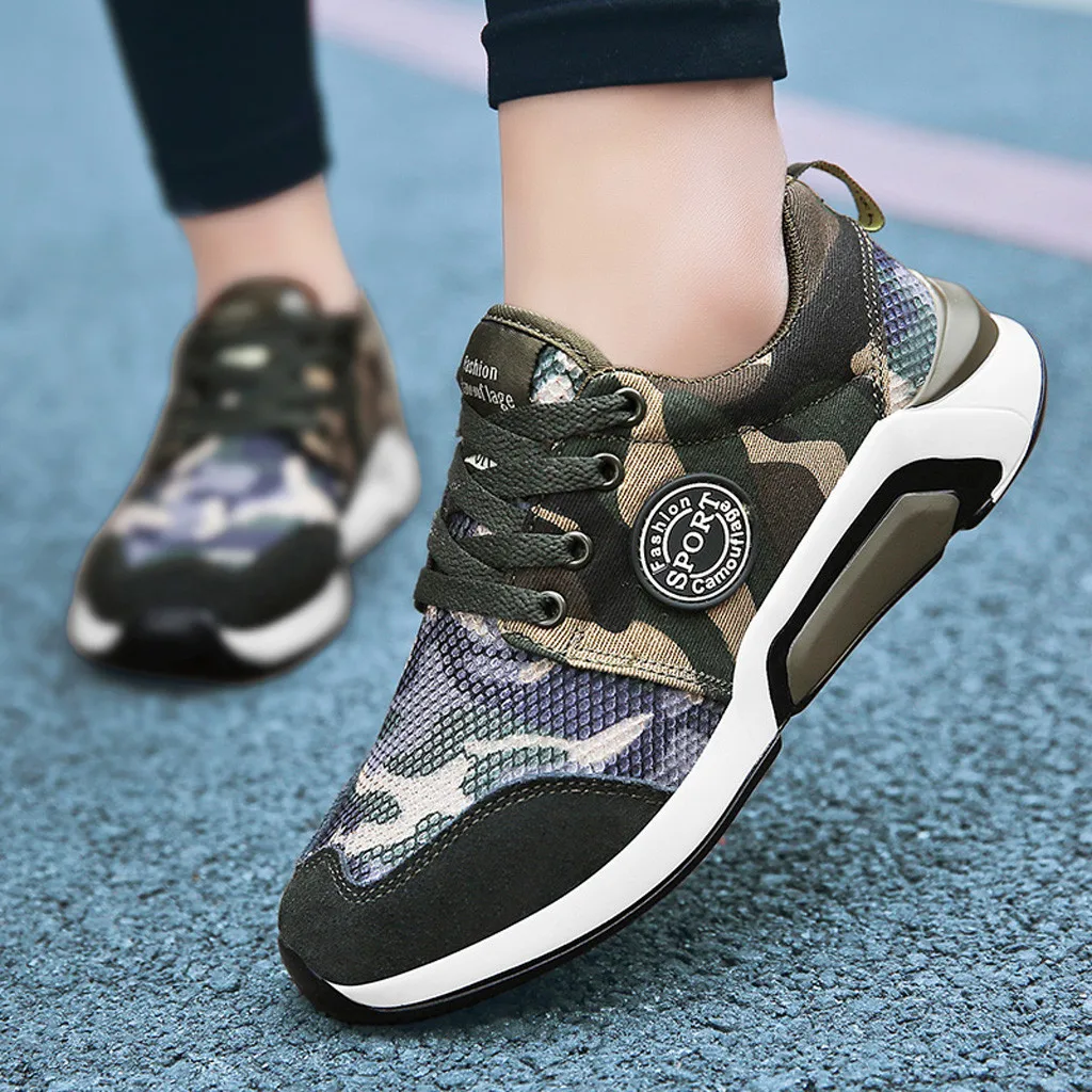 Популярная мужская повседневная обувь сезон весна-осень камуфляжная Zapatos mesh Calzado