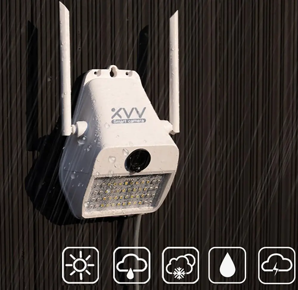 Xiaovv D7 умная быстрая Беспроводная настенная камера безопасности 1080P широкий угол