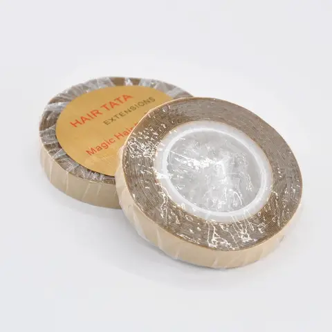 1 см * 3 ярда TATA двусторонняя клейкая лента для замены волос для кружевного парика/закрытия/шиньона водонепроницаемая кружевная поддерживающая лента для парика