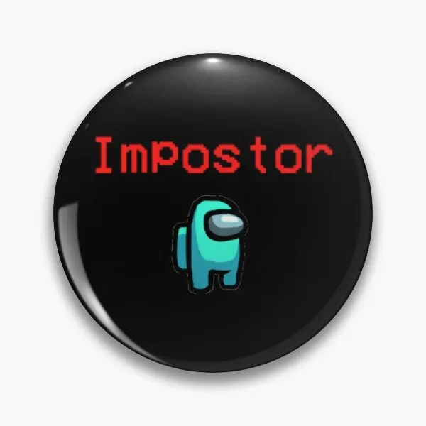Imposter Design Metal pins Custom Funny Brooches Bag Clothes Lapel Pin Cartoon Comics Badge Fun TV series Jewelry Gift Fans | Дом и сад