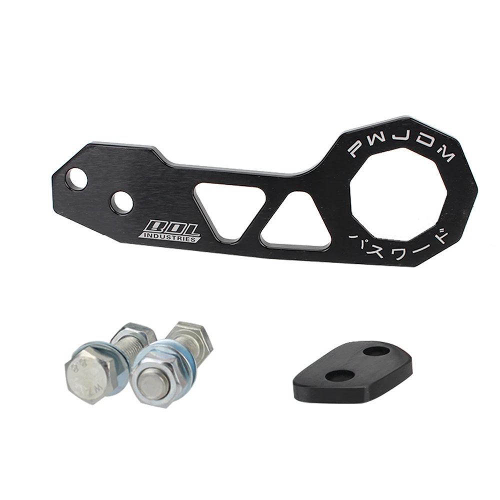

Aluminum Alloy Rhombic Towbar AK-8108 Car Front Trailer Hook Universal Car Auto Rear Bumper Towing Tools for JDM