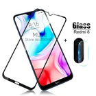2 в 1 Защитное стекло для xiaomi redmi 8a защита для объектива камеры защита для экрана на xiomi xaomi redmi 8 a a8 redmi8a redmi8 задняя крышка
