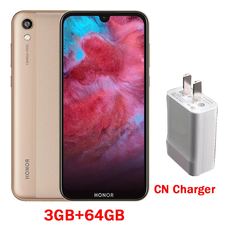 3GB 64GB Glod Honor Play 3e 2/3g ram 3020 мАч батарея 5,71 дюймов 1520x720 MT6762R Восьмиядерный Android 9,0 разблокировка лица смартфон - Цвет: 3GB 64GB Glod