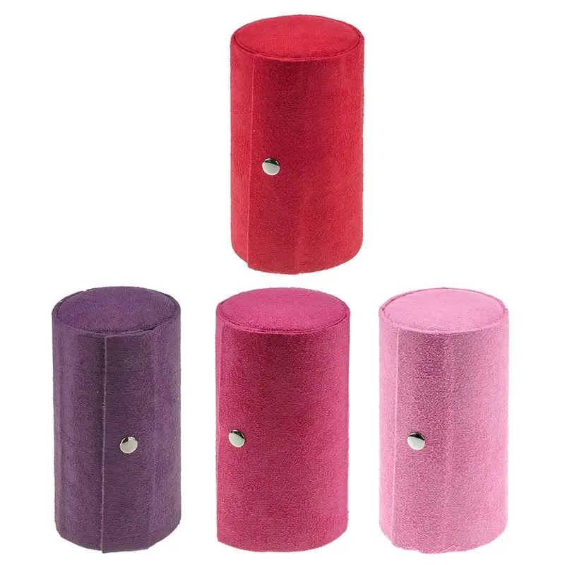 Бархатная шкатулка для ювелирных изделий 3 слойная витрина хранения сережек и