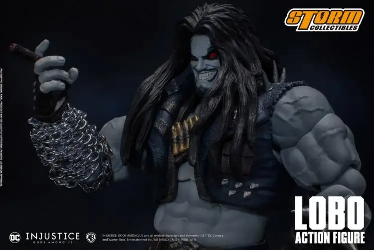 

Storm Injustice Universe Hunter Bounty Hunter Lobo 1:12 Figure An Best Price