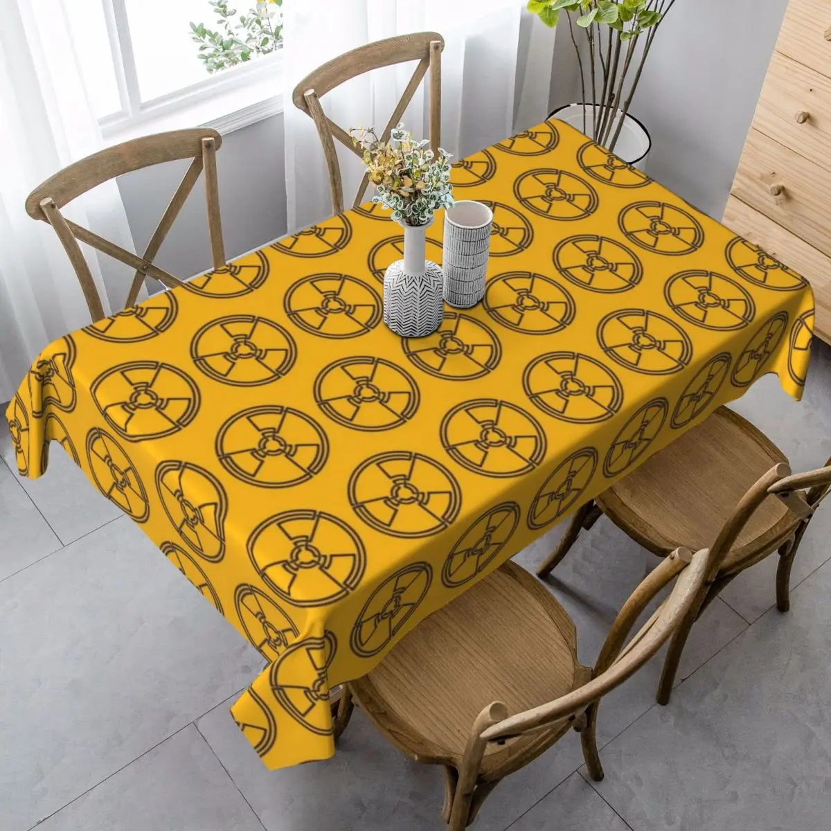 

Viking Valhalla Tablecloth Protector Banquet Table Cover Beautiful Custom Polyester Cheap Table Cloth