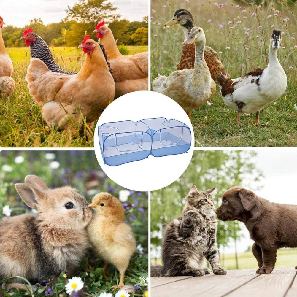 Высокое качество складная клетка забор палатка портативный дышащий для цыплят
