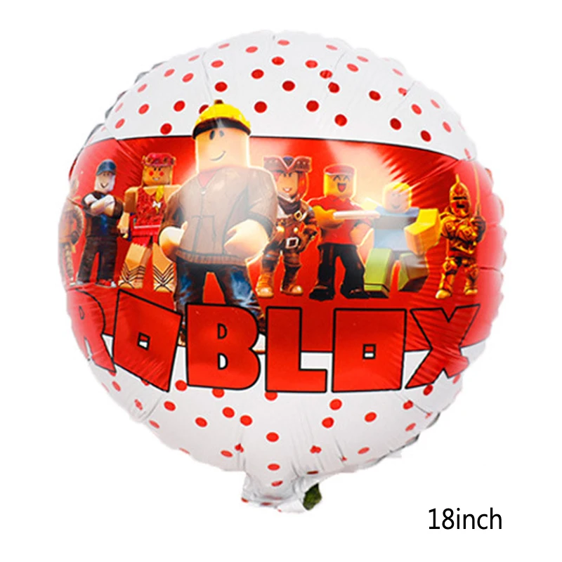 Фольгированные воздушные шары Robloxs Пиксельная звезда набор для игр тематическое